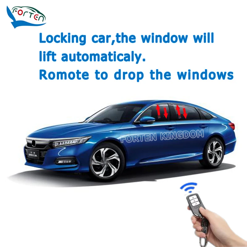 Car Auto Window Lift Close Closer Open Mirror Folding Sunroof Close Door Speed Lock Unlock  For Honda Accord 2018-2024