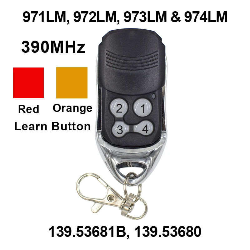 

For Craftsman Garage Door Opener Remote Control HBW1255 139.53681B 390MHz