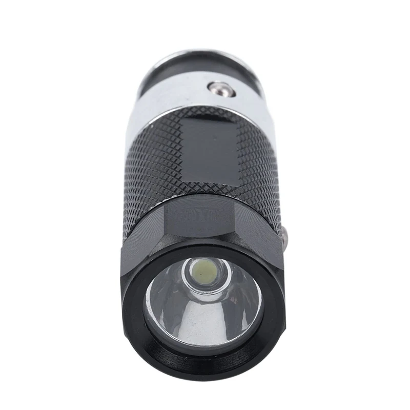 1pcs Mini Led flashlights Car Cigarette Lighter led Rechargeable Flashlight