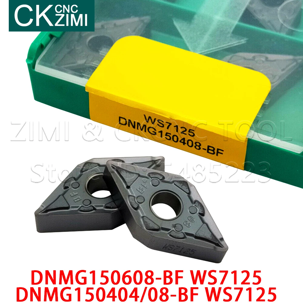 DNMG150404-BF DNMG150408-BF DNMG150608-BF WS7125 карбидная вставка CNC, держатель режущего инструмента, высококачественная нержавеющая сталь