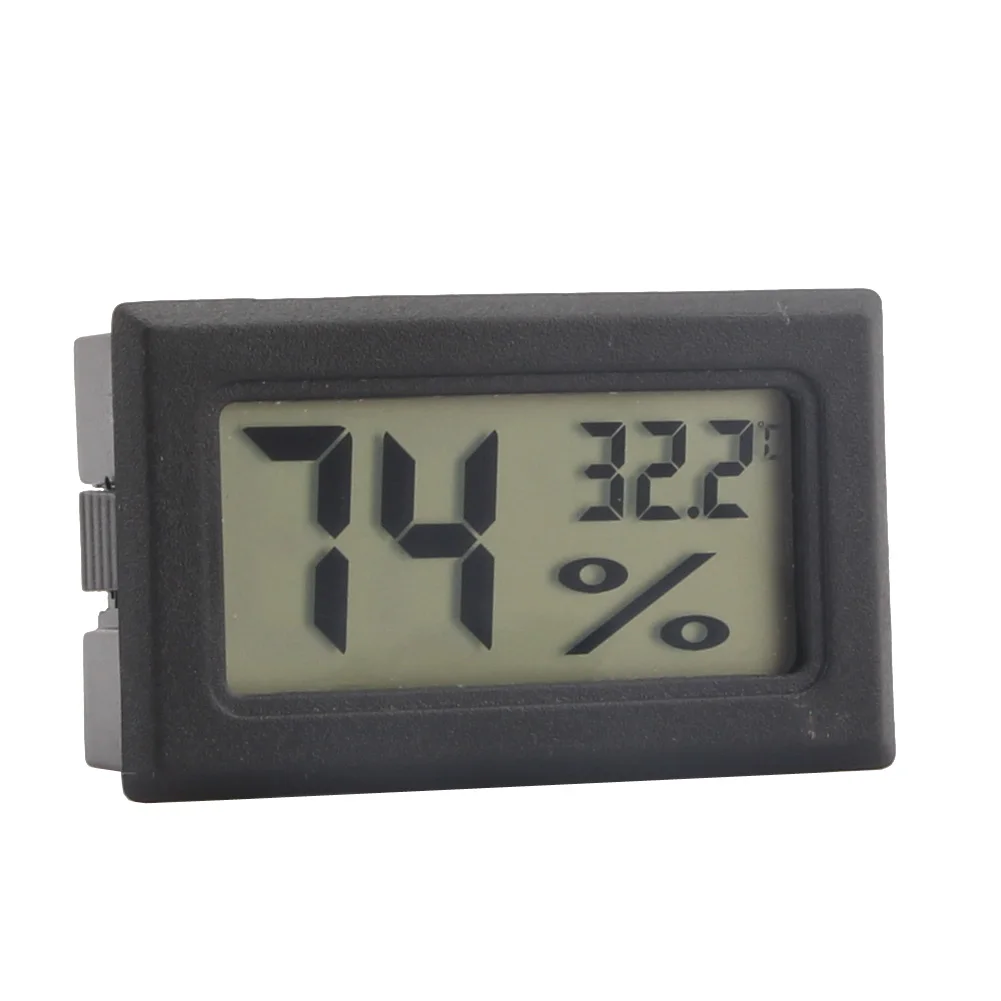 High Definition Display Electronic Thermo-Hygrometer Digital Cigar Humidity Device Accuracy Humidor Hygrometer For Cigar