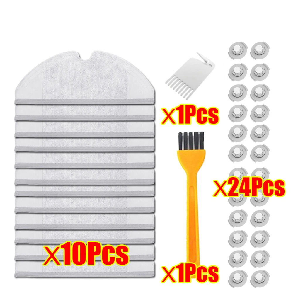 Suitable for Xiaomi Roborock S50 S51 S5 S55 robot Vacuum Cleaner 2 Spare Parts Kits Mopping Cloth Water Tank Filter Replacemen