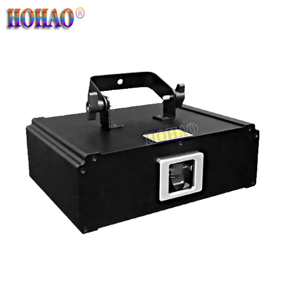 HOHAO 3w RGB Colorful Laser Projector Line Multi-Pattern Intelligent Sound Control DMX512 Stage Bar DJ Light