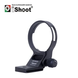 iShoot Lens Collar for Fujifilm XF 70-300 F4-5.6 R LM OIS WR Tripod Mount Ring Adapter IS-XF5520 ARCA LEOFOTO Compatible