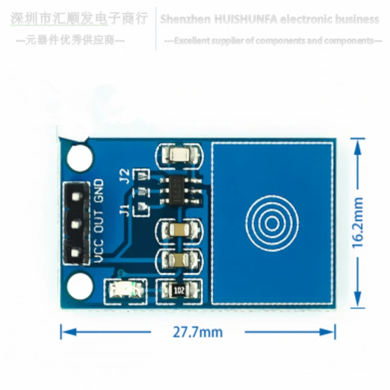 TTP223 емкостный сенсорный переключатель, цифровой сенсорный модуль
