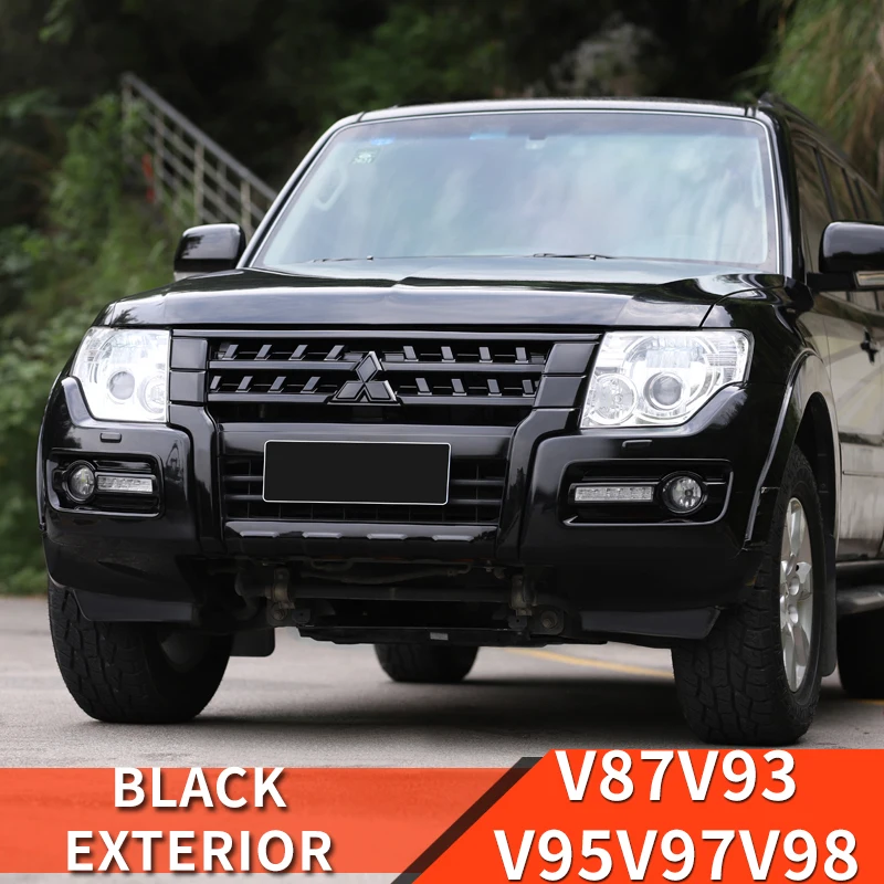 For Mitsubishi Pajero accessories v87v93v95v97v98 Front bumper fittings Pajero io Full Pinin Montero Modification