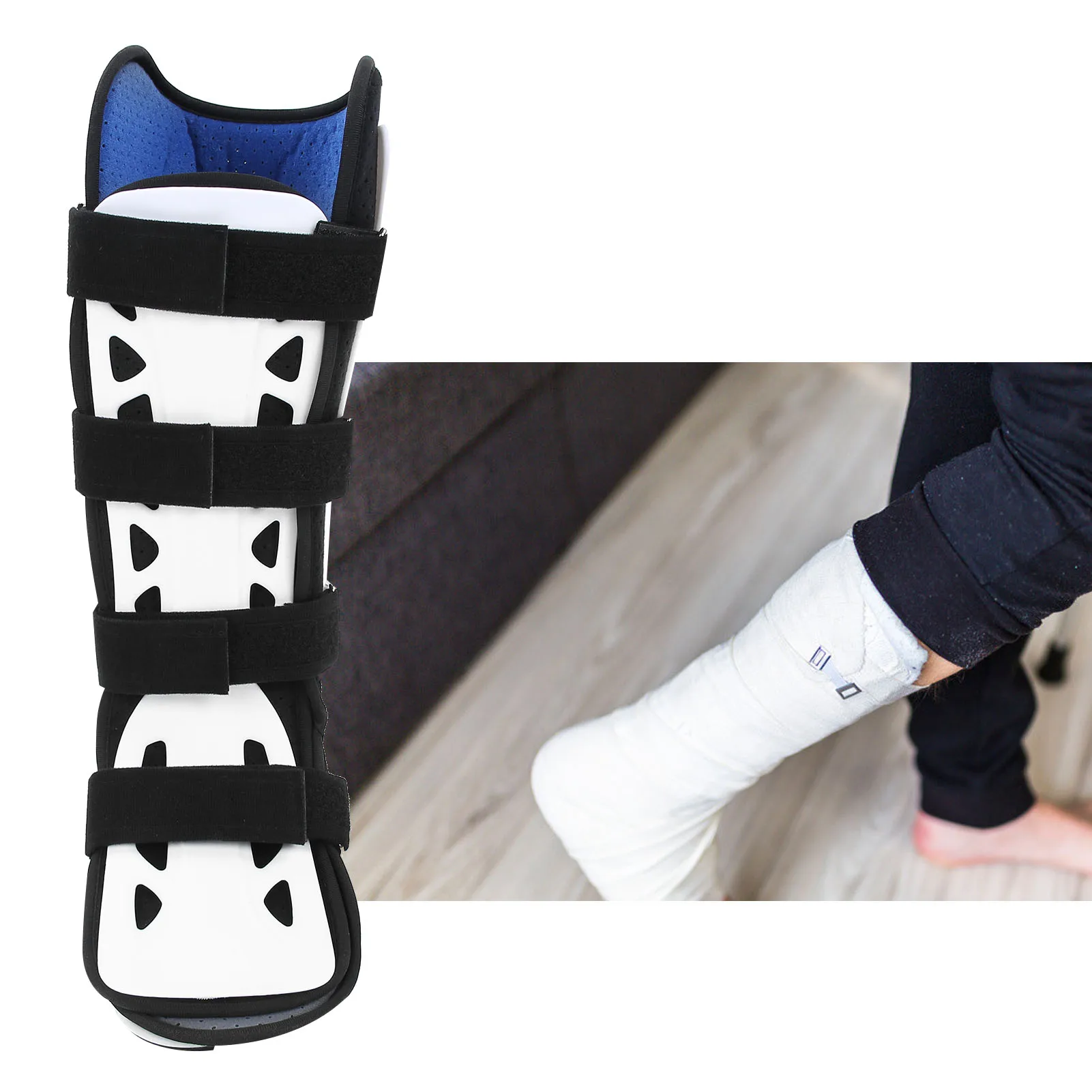 

Antiskid shockabsorb Foot Drop Corrector Varus Valgu Foot Rest Rehabilitation Ankle Brace Fracture Fixation Support Single Right