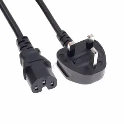 UK BS1363 To C15 Extension Cable, 3G1.0mm PDU UPS AC Power cord 13A 250V