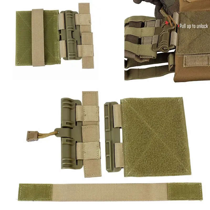 Military Airsoft Gear Tactical MOLLE Quick Removal Buckle Set Release System Kit CPC NCPC 6094 JPC Vest Paintball Accessories