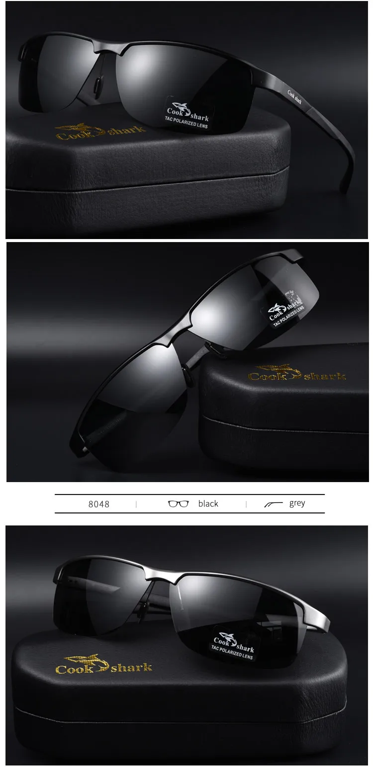 Kochen Shark Sonnenbrille männer Spezielle Gläser für Fahren Tag und Nacht Farbe Ändern Sonnenbrille Polarisierte Fahrer Fahren Spiegel – Detail 10