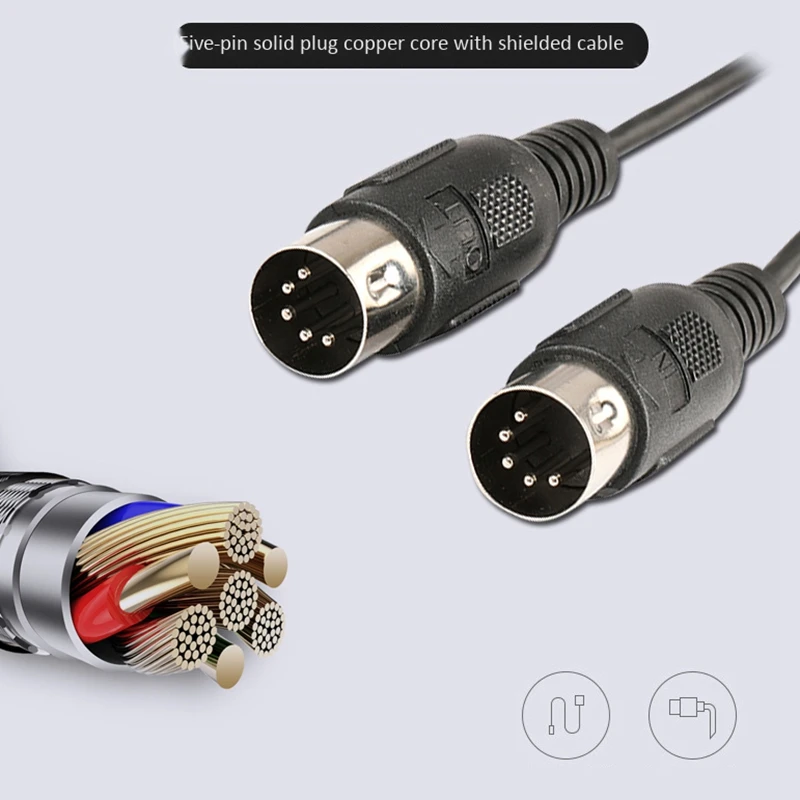 DOREMiDi MTU-11 ميدي إلى USB C نوع C كابل USB ميدي محول مع مؤشر ضوء لالروبوت