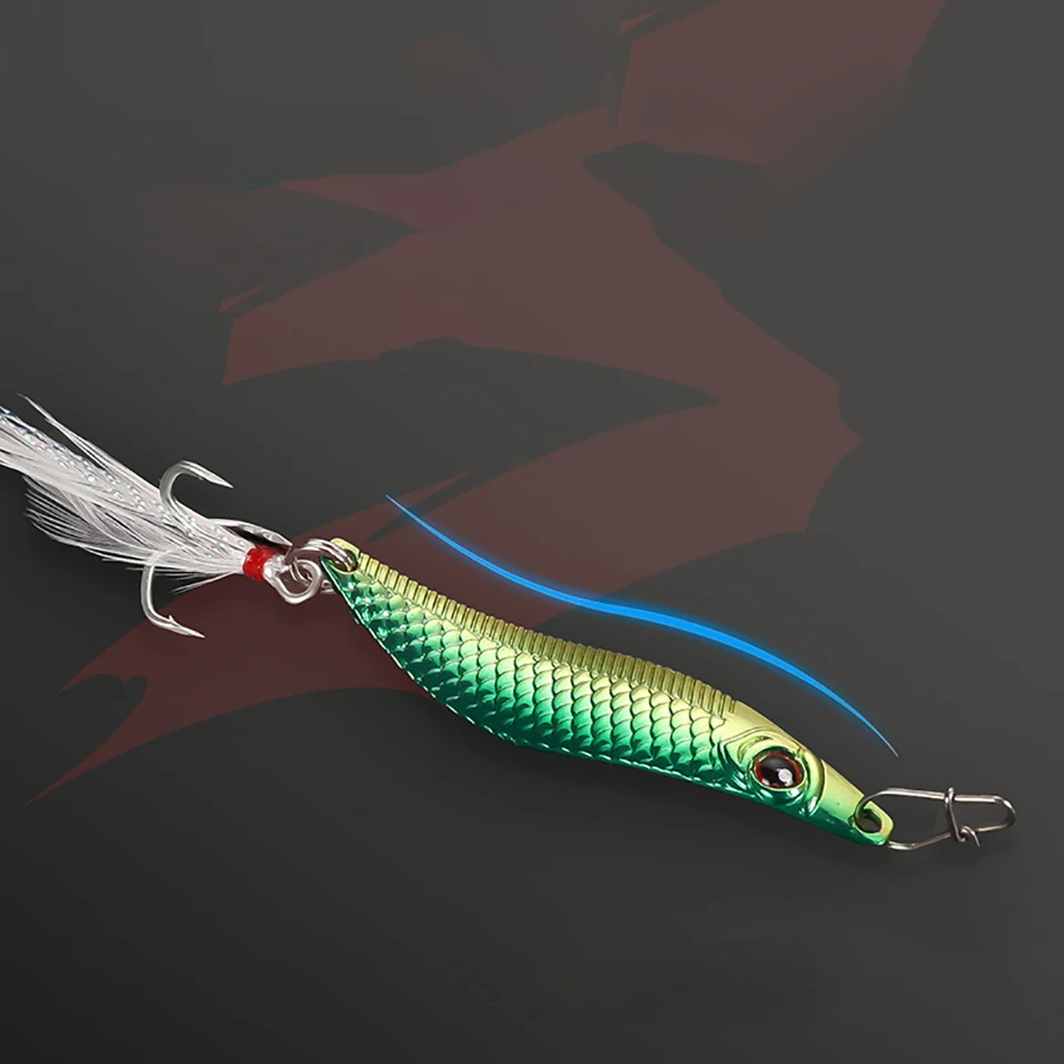 Señuelo cuchara WALK FISH para lubina y Crappie – Metal agua dulce - imagen 2