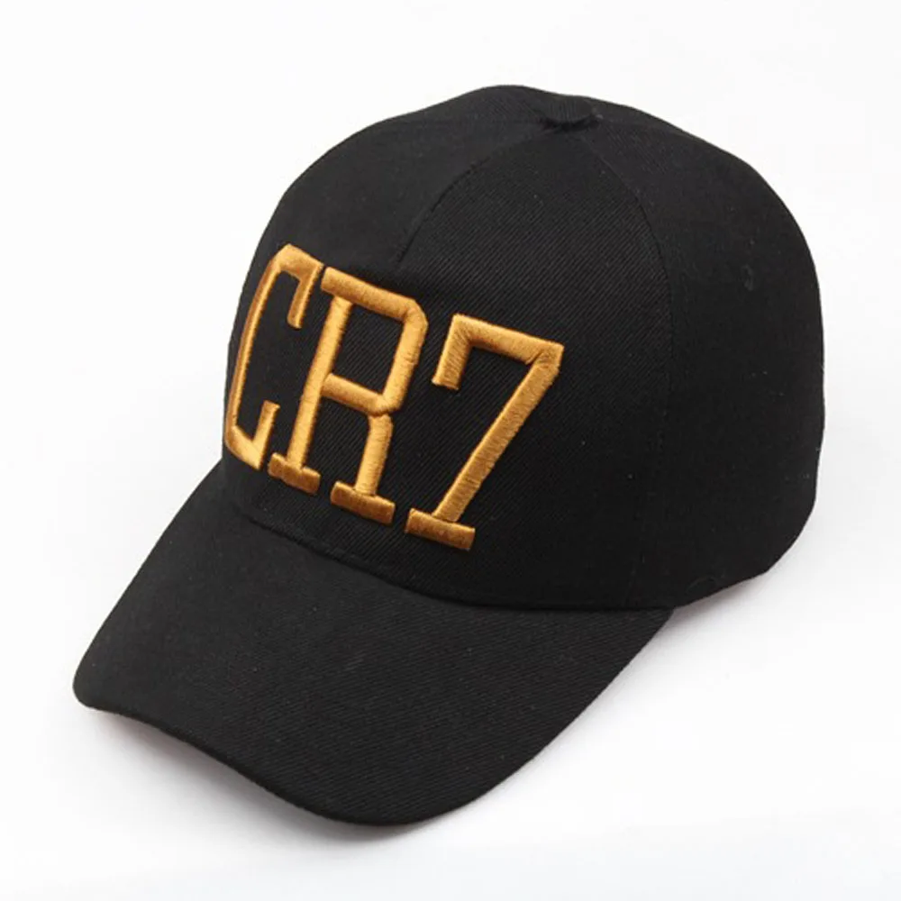 Cristiano Ronaldo-gorra de béisbol CR7 para hombre y mujer, gorro ajustable de algodón con bordado 3D de hueso, Snapback, informal, deportivo