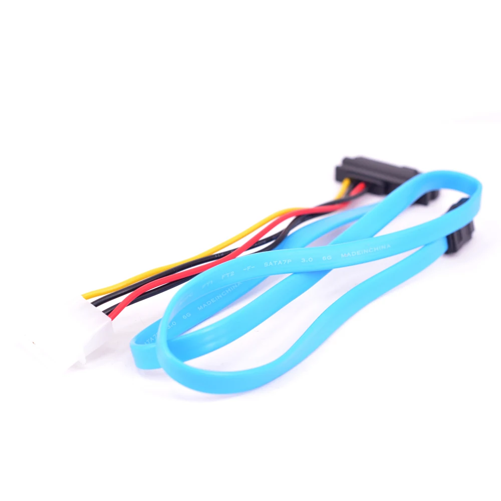 7pin SATA Cable To Server SAS 29PIN HDD High Speed SATA III 6Gbps SATA TO 29 pin SFF-8482 Female SAS Cable IDE Power Supply