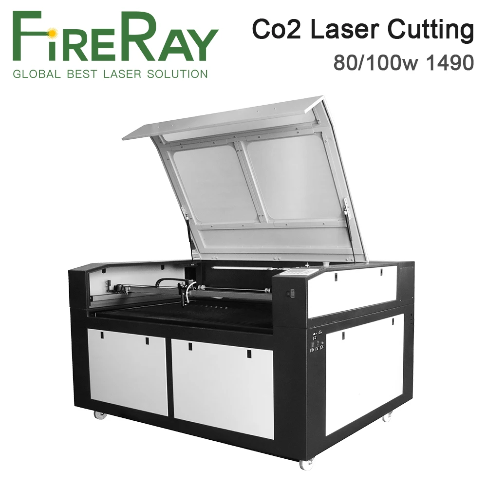 FireRay 1490 80W 100w Co2 Laser Cutting and Engraving Machine RECI laser tube Trocen