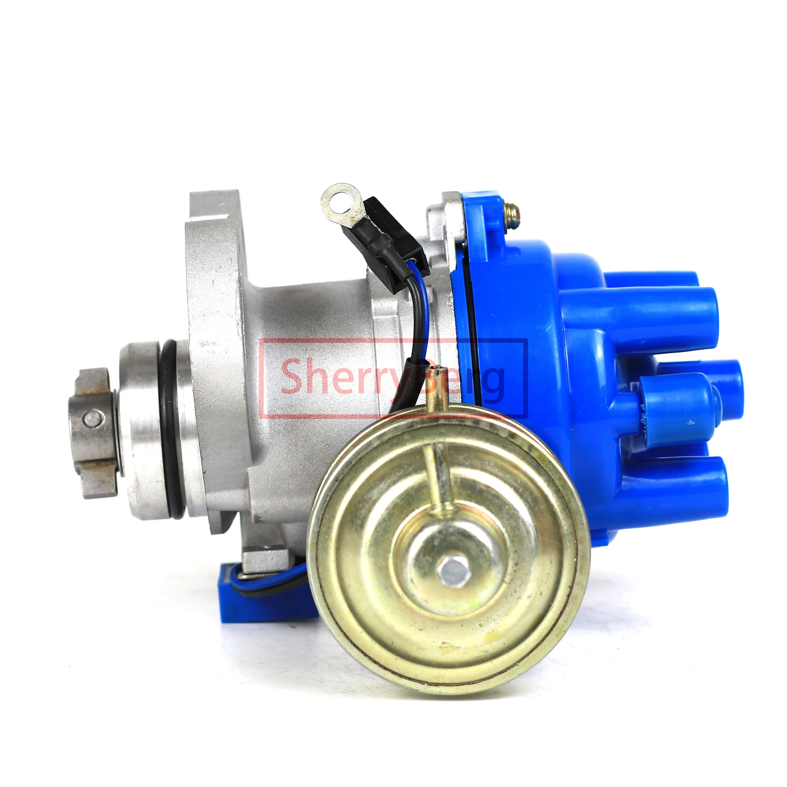 SherryBerg Complete Distributor for Kia Pride Mazda Kk150-18-200a for Mazda B3 1.3 1.6 Ford Laser 1.3 12N.011/021.093 Blue Cap