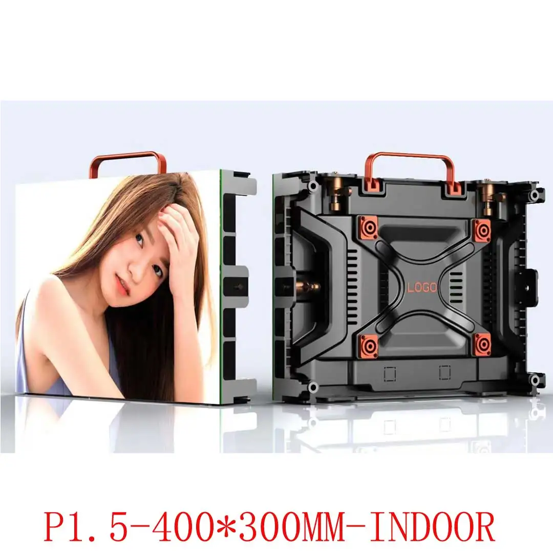 

P1.5 Indoor LED Display 400mmX300mm Cabinet HD TV Wall Advertising Screen P1.25 P1.667 P1.875 P1.923