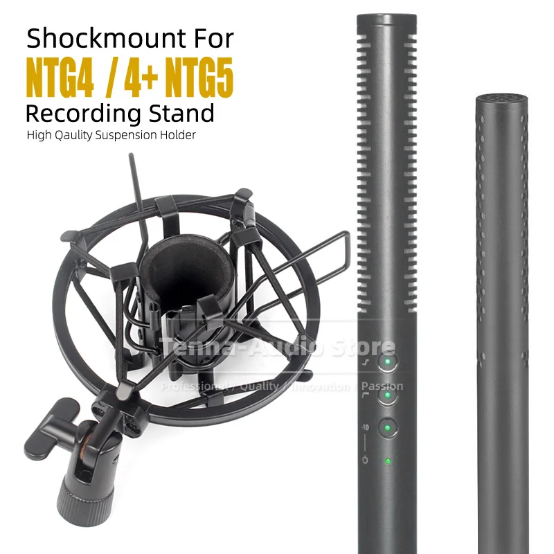 

Suspension Microphone Shock Mount Spider Clip For Rode NTG4 + NTG5 NTG 4 4+ 5 Shotgun Mic Stand Bracket Shockproof Mike Holder