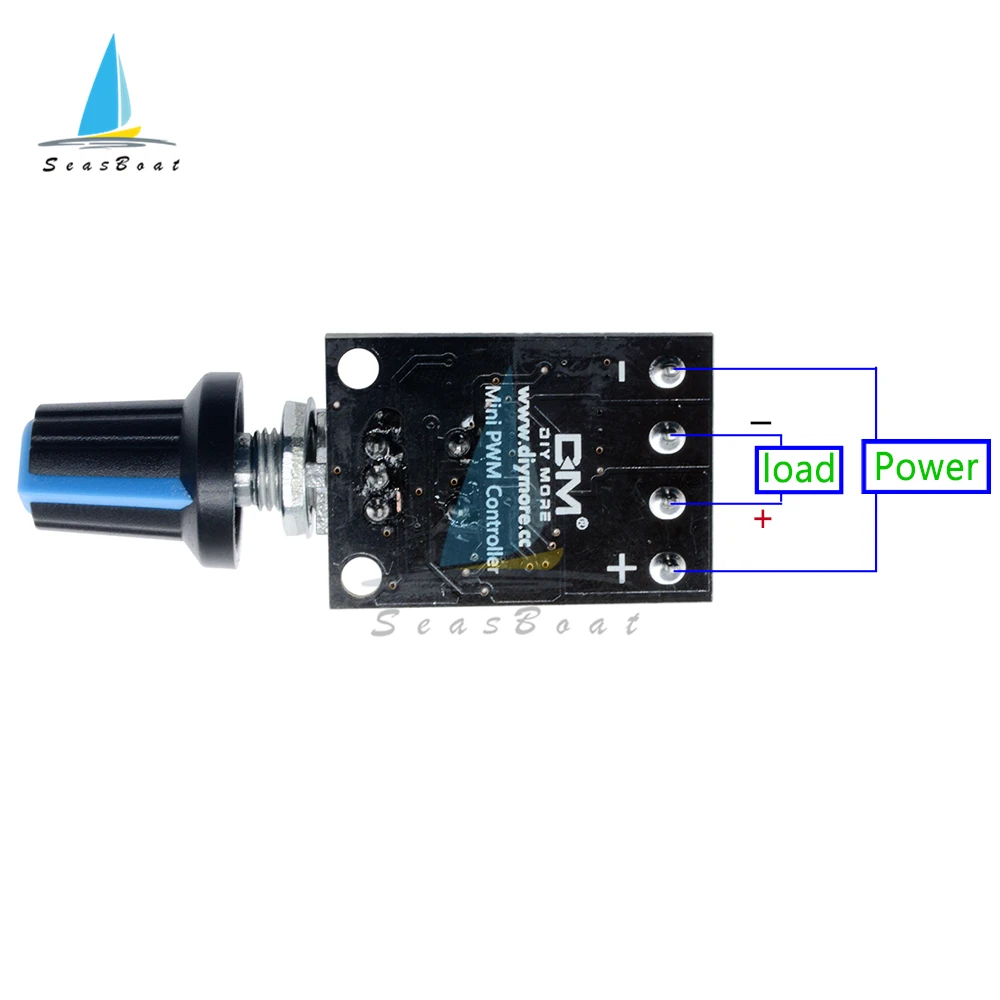 DC 5V-16V 10A PWM DC Motor Speed Controller Governor Stepless Speed Regulator LED Dimmer for LED Light Control 12V