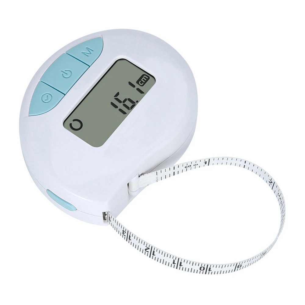 

Mini Digital Body Tape Measure 150cm LED Electronic Health Band Tape Ruler with Bluetooth Measure Mode Body Fat Caliper Test