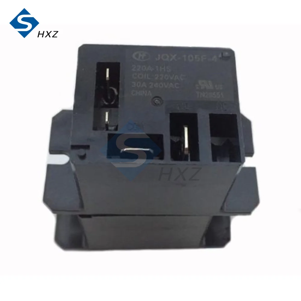 AC 220V 30A JQX-105F Relays for Air Conditioning Control Power Timer Delay Relay HF105F with 4 Pin