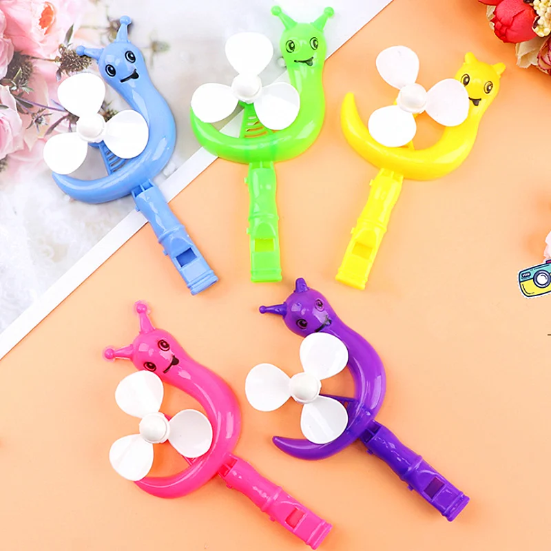 1Pcs snail whistle windmill whistle birthday party favor baby child  shower baptism small gift toy classic innovative