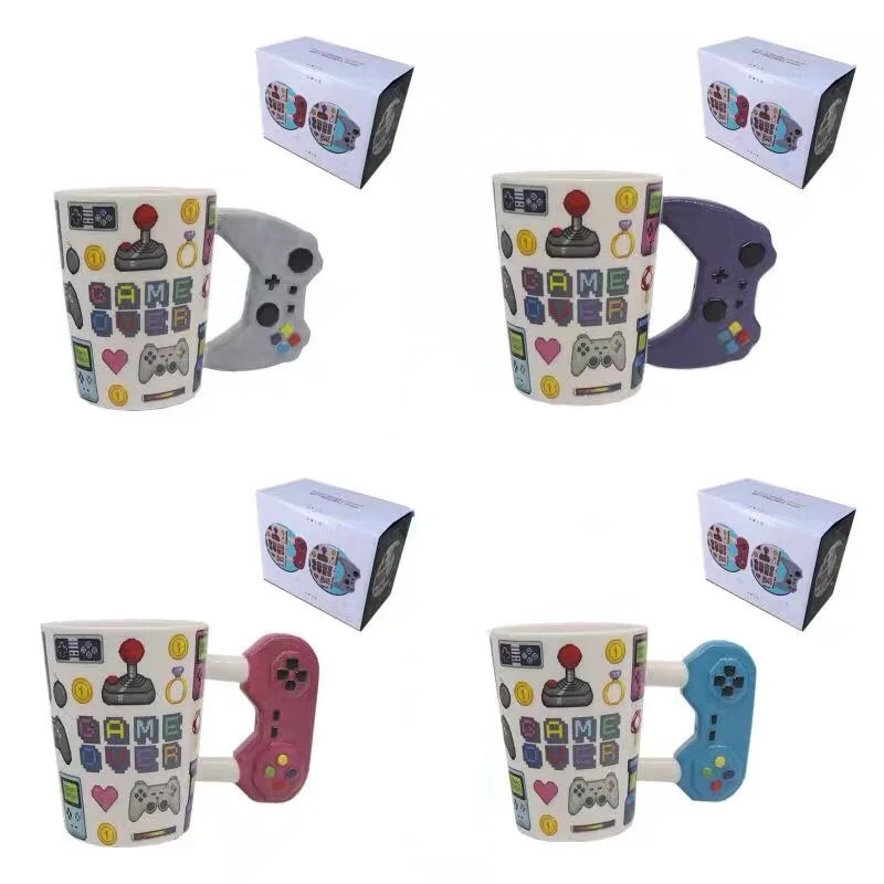 

Game Console Mug Retro Household Water Cup Ceramic Coffee Cup Mugs Coffee Cups Gamepad Cup Creative Children Birthday Gift