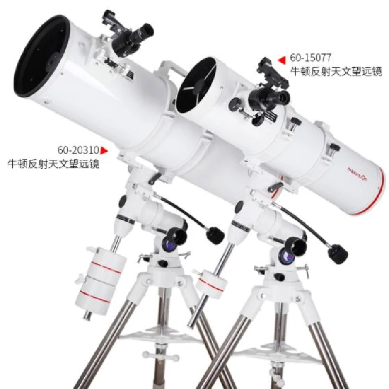 

Maxvision 8 Inches 203mm 203/1000mm Paraboloid Newton Reflection Astronomical Telescope with EXOS-1 German Equatorial Mount