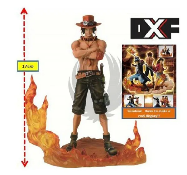 3 Stks/set Een Stuk Dxf Brotherhood Ii Luffy Ace Sabo Pvc Action Figure Toys 14-17Cm