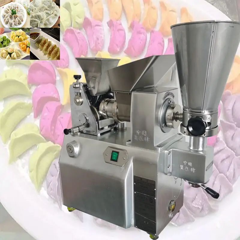 

110v / 220v desktop automatic dumpling dumpling machine / samosa machine / spring roll packaging machine