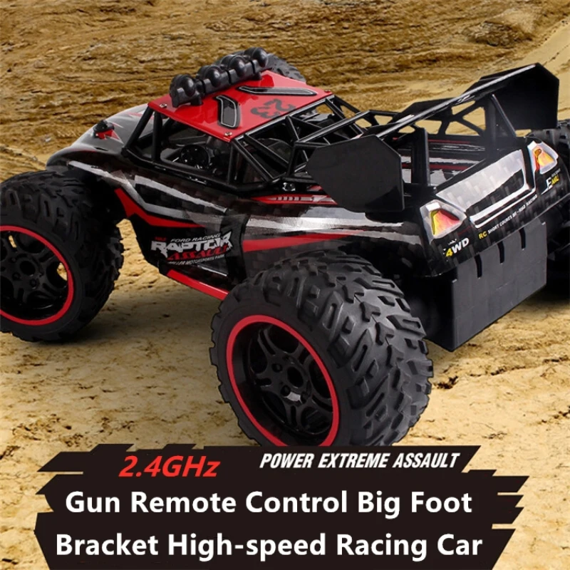 4WD vysokorychlostní velký off-road RC závodní auto multi-terrain adaptace anti-collision silná úchop guma pneumatika elektrický RC hračka