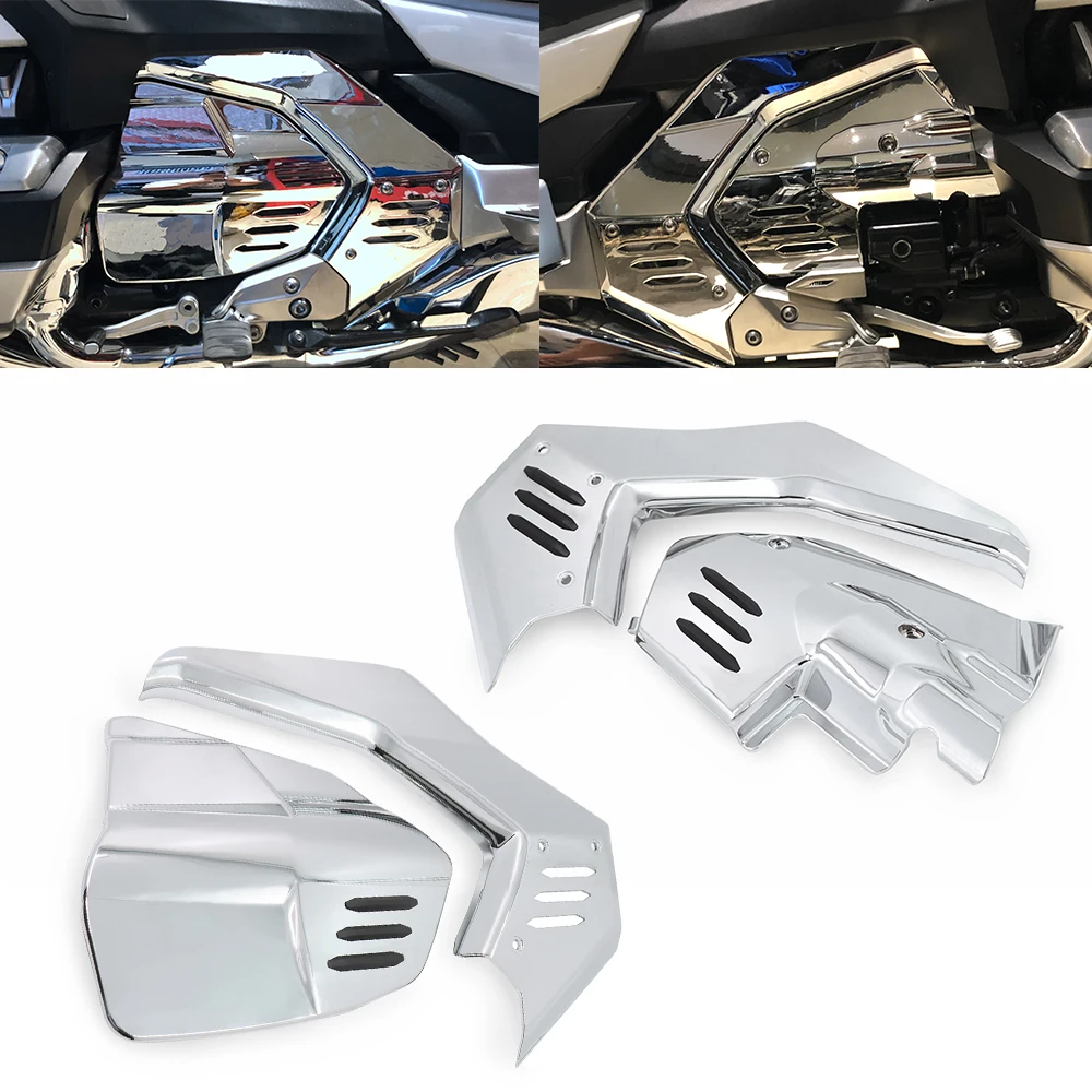 For Goldwing 1800 GL1800 2018 2019 2020 2021 2022 Chrome Accessories Decorative Trims Engine Covers Front Rear Proection