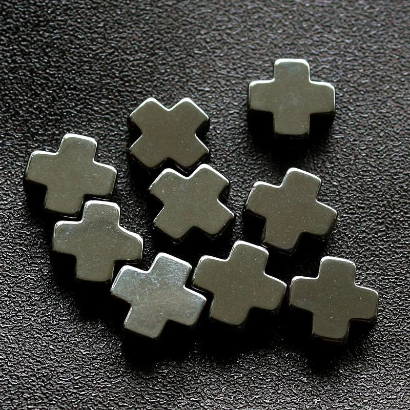 Special-shaped Hematite beads Buddha Cross skull head for Jewelry Bracelet Making DIY