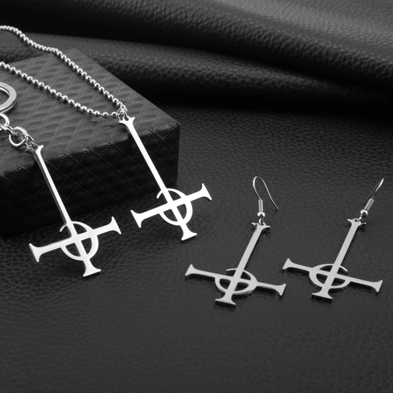 New Fashion Stainless Steel Ghost Rock Band letter Necklaces Choker Jewelry Necklace for Women Party Gift