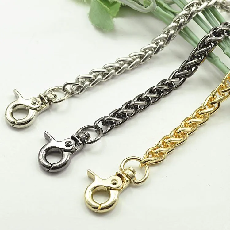

7mm thickness Lady Box Chain Handbag Strap Many Lengths Choices Girls Fashion Bag Accessasory Hot Selling obag handles chains