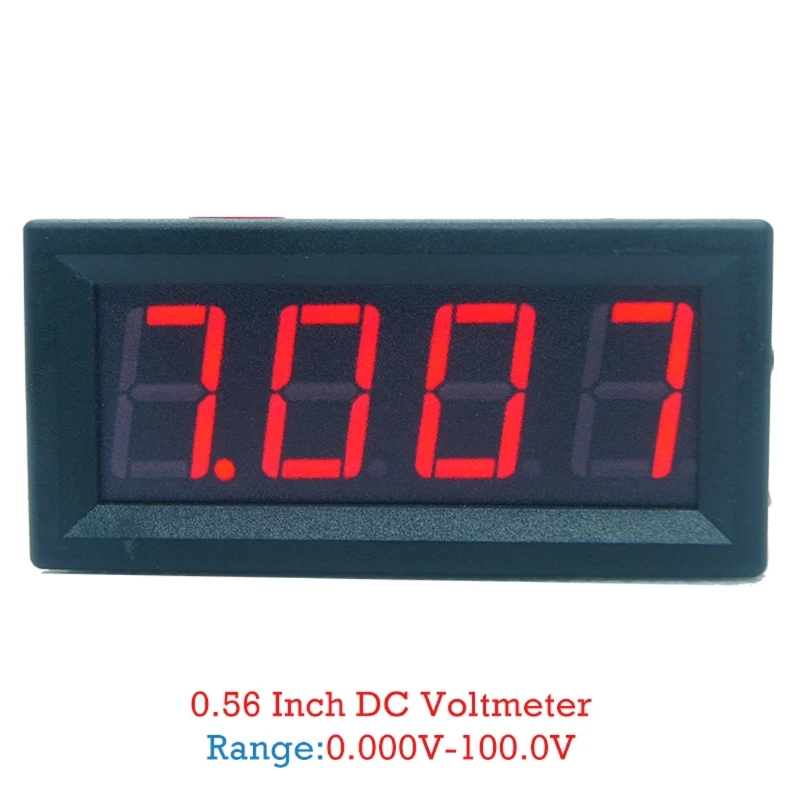 DC 0-99.99V (100V) 4-digits 0.56inch Digital Voltmeter 3Wire Voltage Panel Meter Y98E