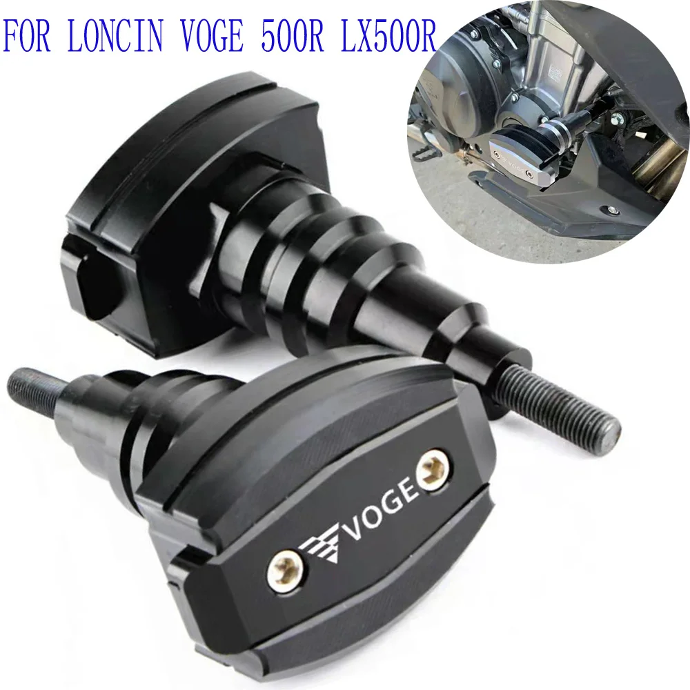 NEW Motorcycle VOGE 500 R exhaust anti-fall bar body floor protection anti-drop device For LONCIN VOGE 500R LX500R