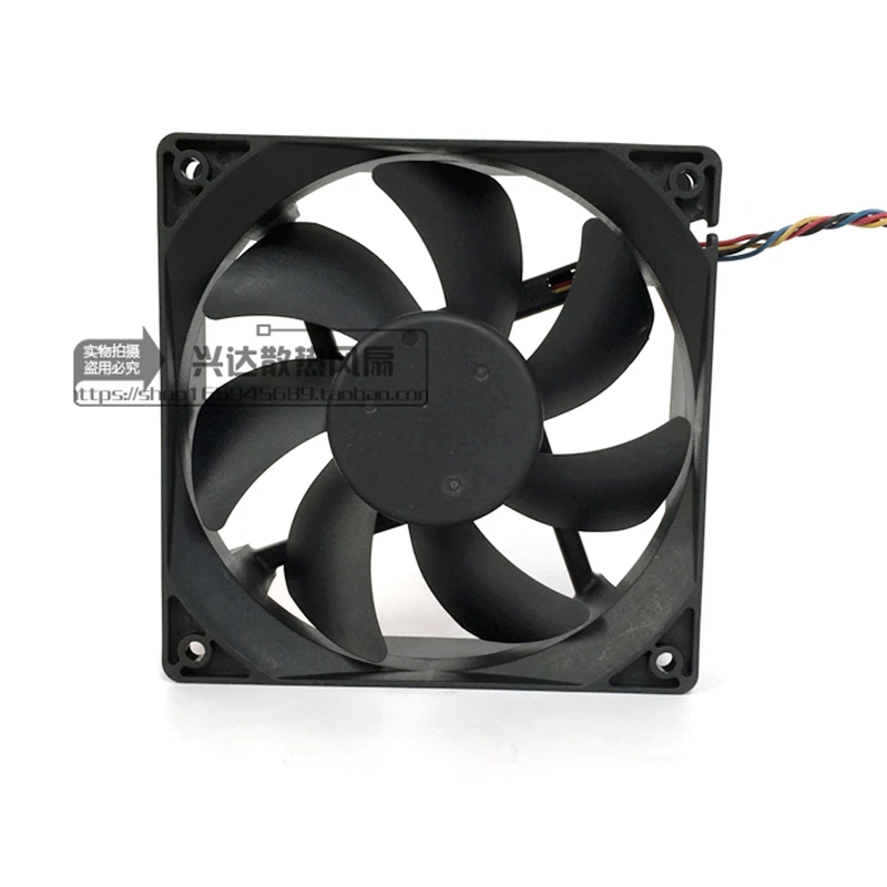 New original PV123812DSPF 01 12cm 12038 12V 0.90A desktop chassis fan 4-wire PWM speed control cooling fan