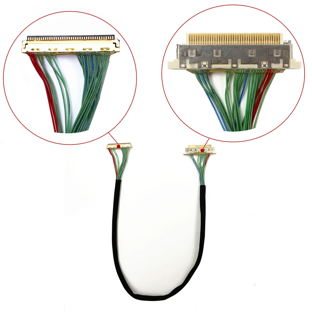 LVDS LCD Panel cable support  for DN2800MT Mini-ITX motherboard for 40 pin ipex connector 6 bit lcd screen