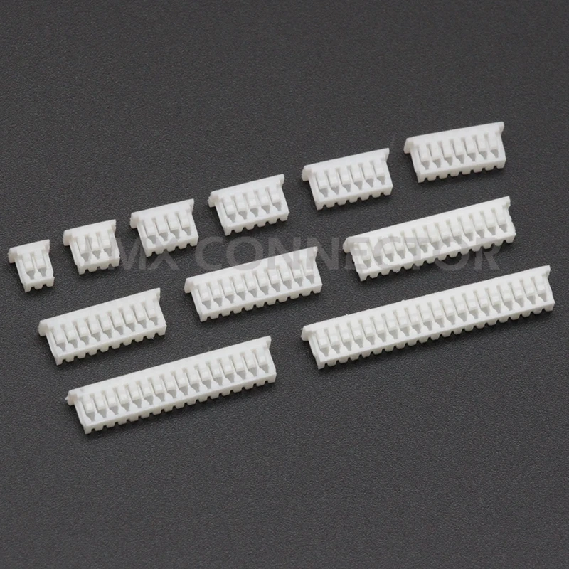 20 Set 1.25mm pitch Connector SMD Vertical / Right Angle Type Male JST Socket 2/3/4/5/6/7/8/9/10/11/12P