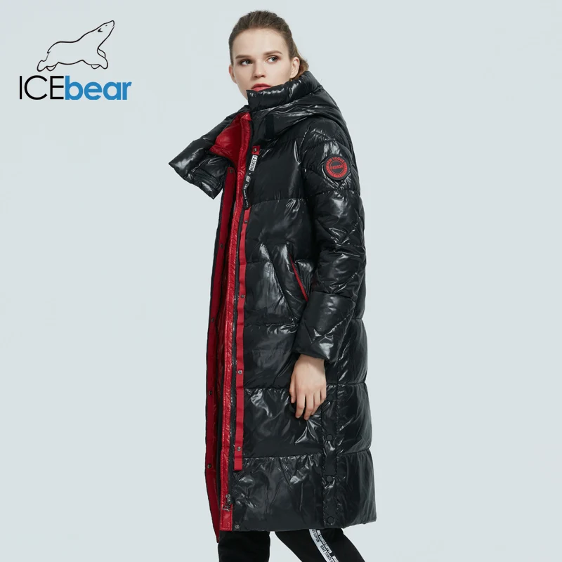 ICEbear-parka larga de alta calidad para mujer, abrigo de invierno, GWD20155D, novedad de 2023