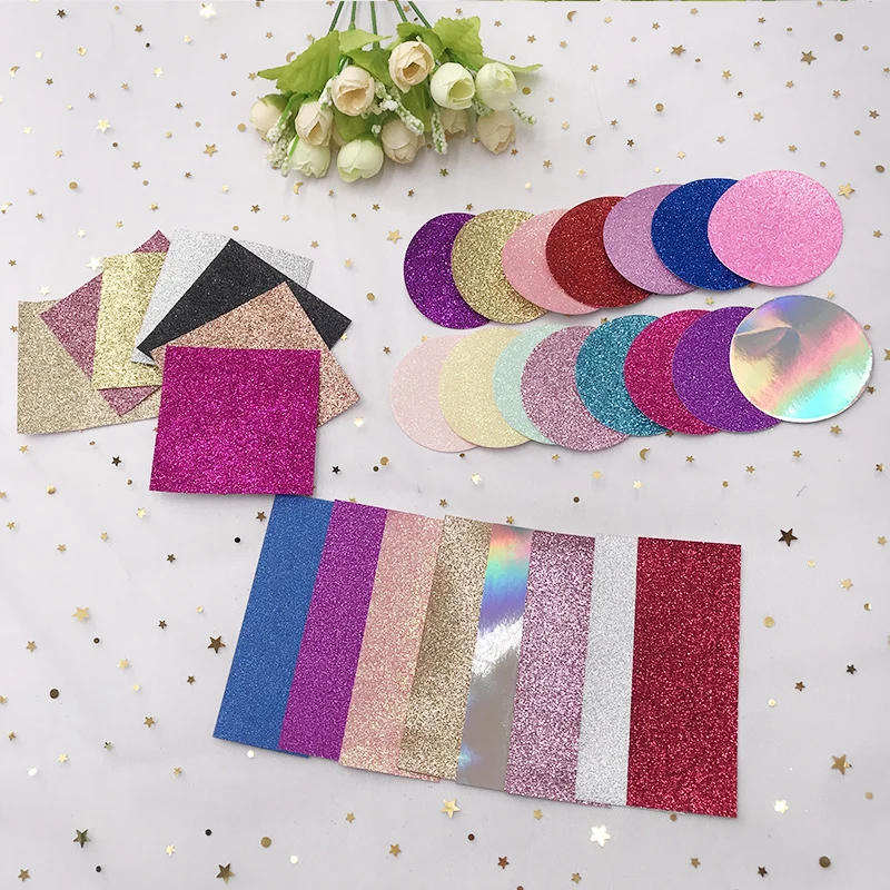 

100/200 Pcs Eyelash Glitter Background Paper for the Inside of the lashes packaging box