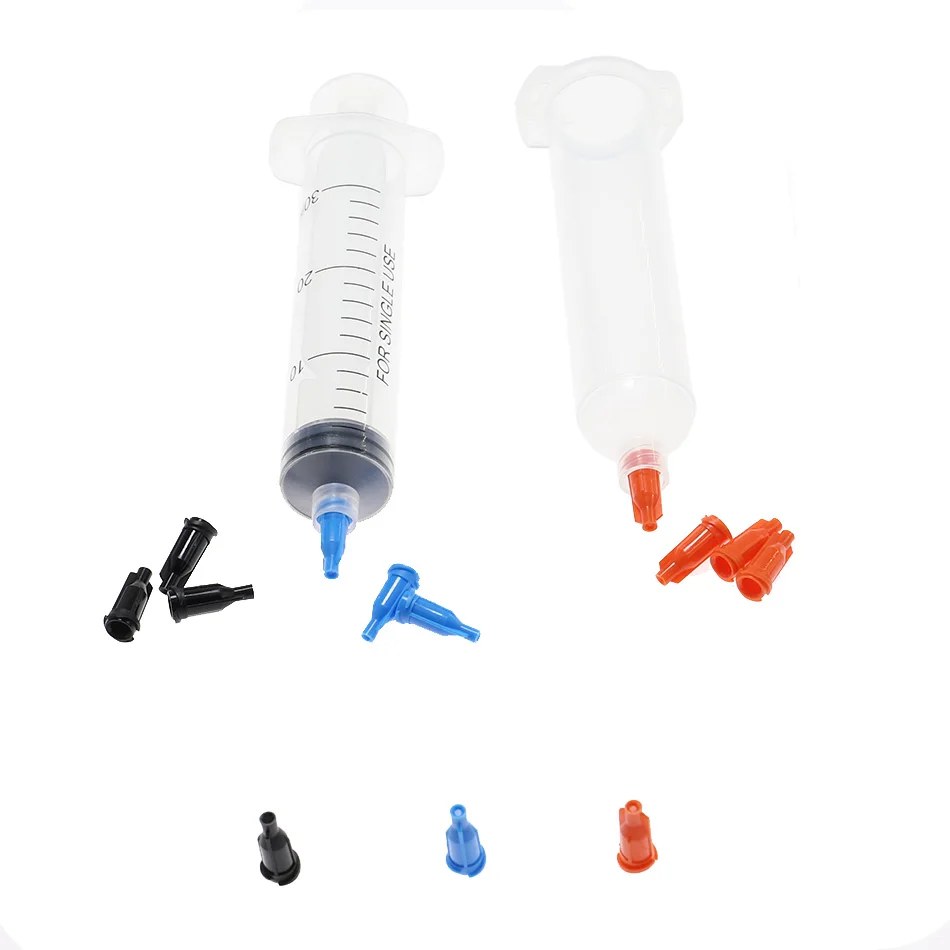 50pcs Luer Lock Syringe plug screw needle Precision Tips Liquid Dispenser Syringe Needles Gauge Tips Glue Dispensing