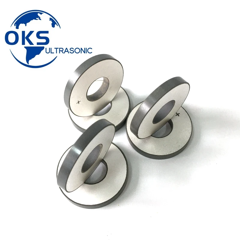 

Piezoelectric Element Piezo Ceramic Ring Heat Resistance PZT4 or PZT8 Material 38x12.7x6.3mm 44 KHz