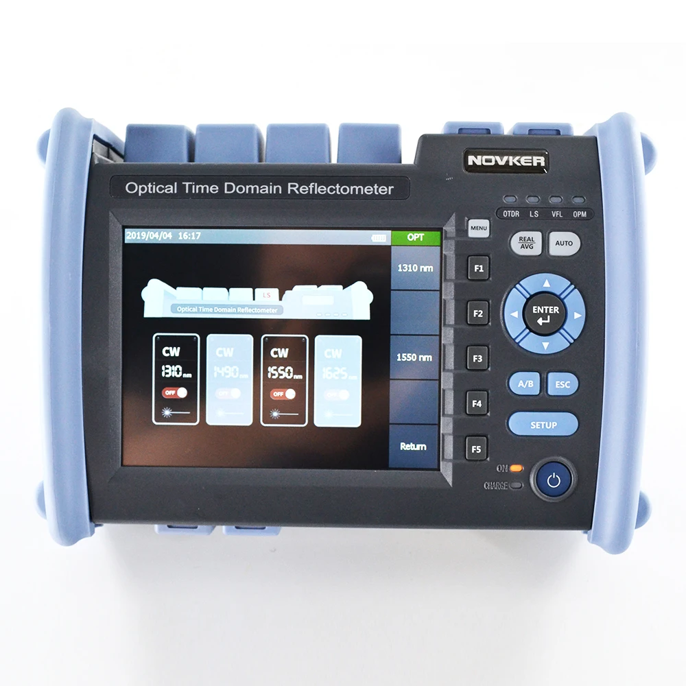 NK6000 850/1300/1310/1490/1550/1625nm SM MM PON Optic Fiber OTDR Tester With VFL OPM Light Source Event Map OLT