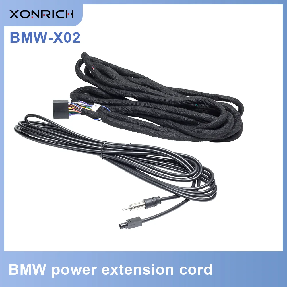 

Xonrich Extended Installation Wiring Harness for BMW E46/E39/E53 BENZ W211 6 Meters Power Wire Cable