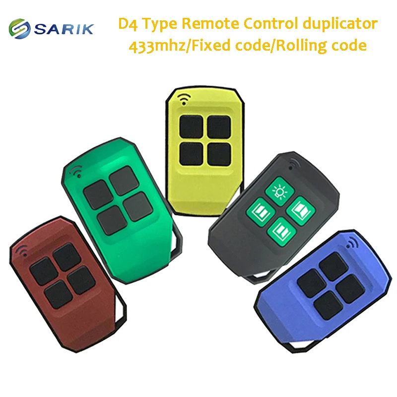 Universal Cloning Duplicator Key Remote Control 433MHZ Clone Fixed and 18 brands of rolling Code For Gate Garage Door