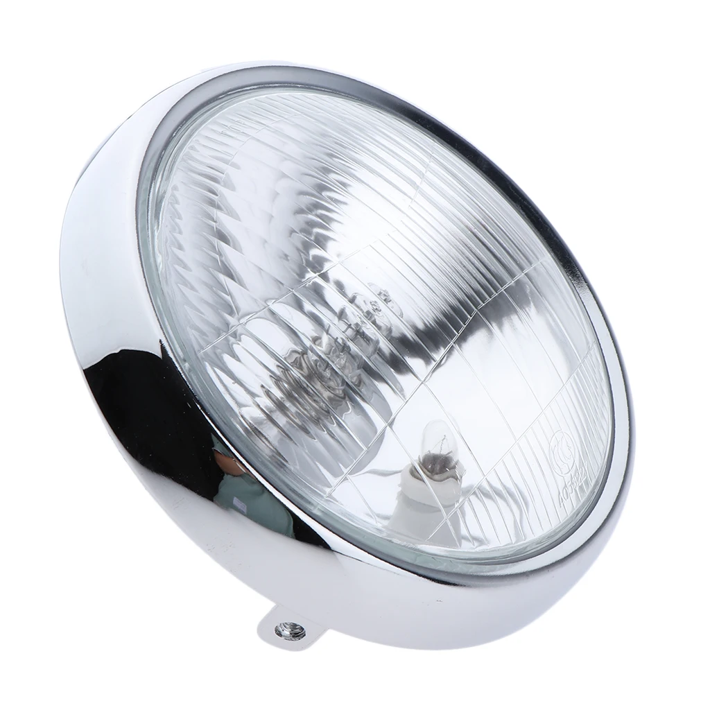 Universal 155mm dia Motorcycle Headlight, Beam Light Head Lamp For Honda Z50 Mini Trail - 1972-1978