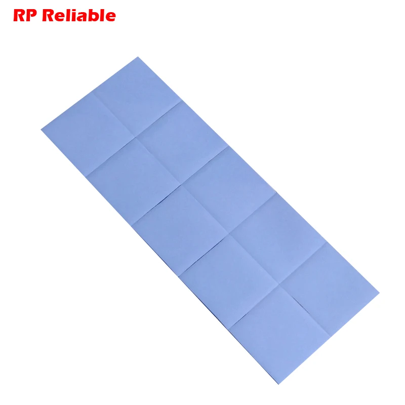 

Crazy Promotion! 10x 25*25*1.5mm 2.5cm*2.5cm Soft Silicone Thermal Pads for Laptop PC LED Heatsink GPU Chips Thermal Conducitve