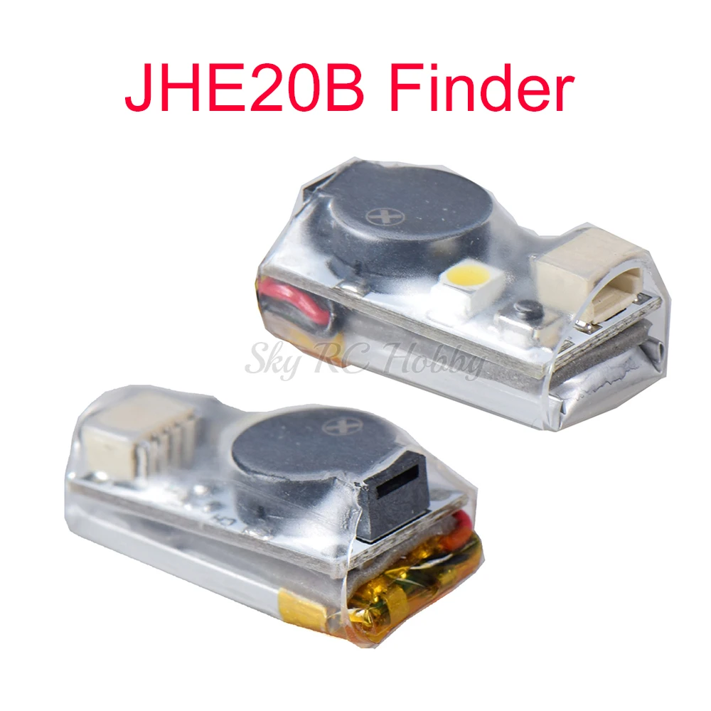 100dB JHE20B Finder Super Loud Buzzer Tracker Over Built-in Battery for F3 F4 F7 Flight Controller RC Drone Models Spare Part